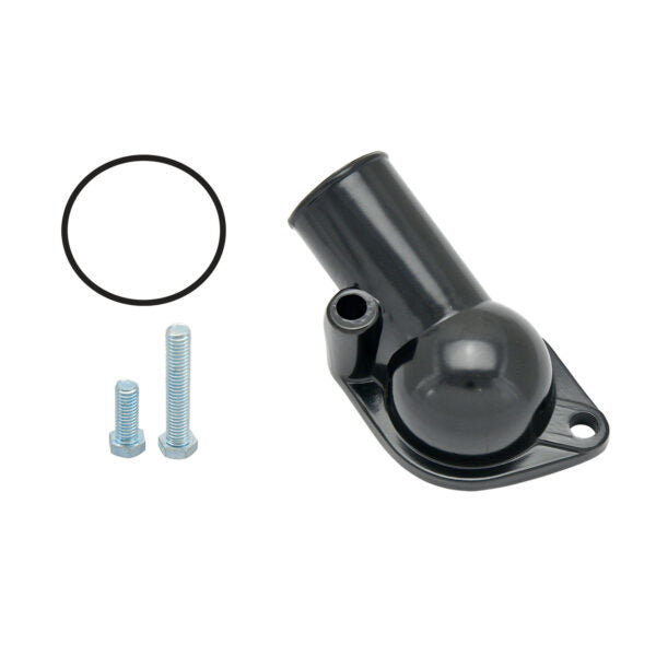 Water Neck Black Chevy Angle O-Ring Style - 7288OBK