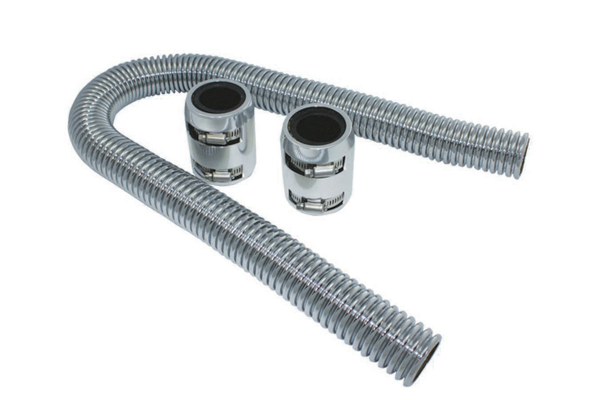 Radiator Hose Kit 36in w/Polished Aluminum Cap - 7353