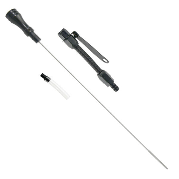 Engine Oil Dipstick Early SB Chevy Black - 8206BK