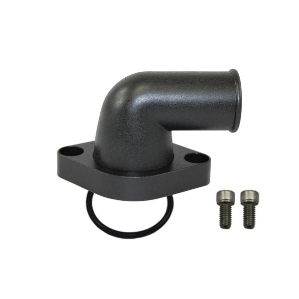 Water Neck Chevy 90 Deg ree O-Ring Style Black - 8456BK