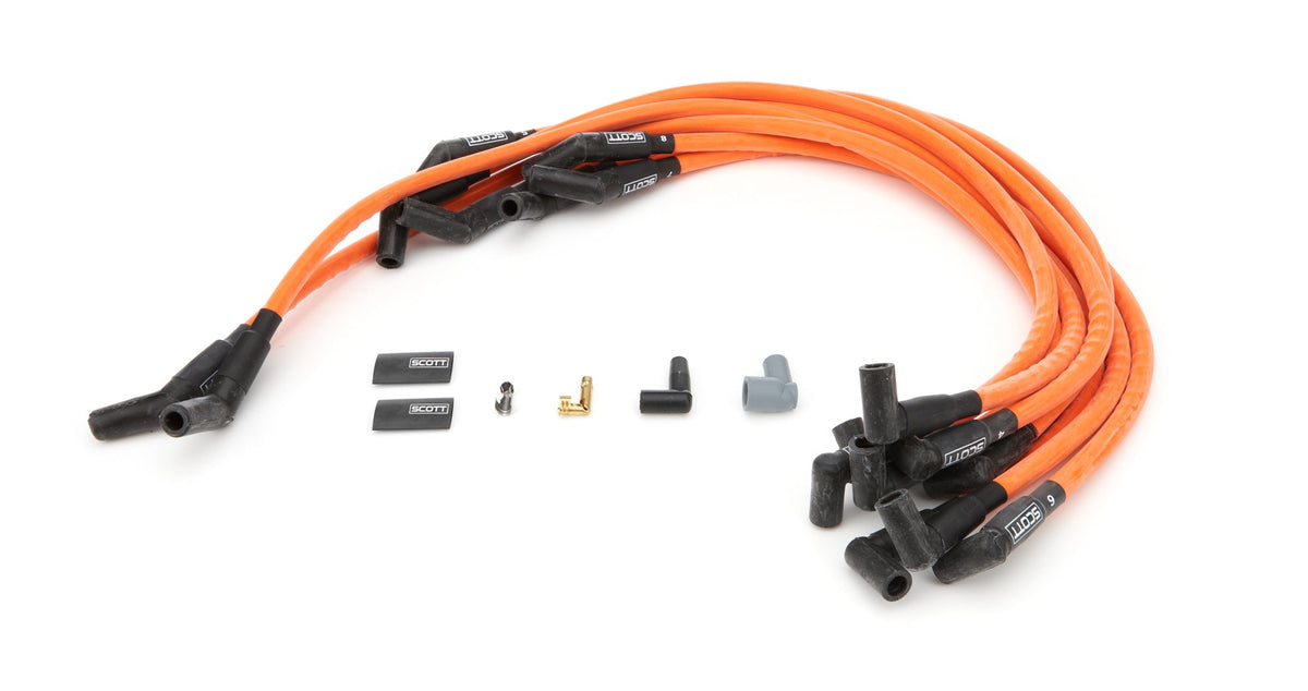 BBC Spark Plug Wire Set 90-Degree - Orange - CH4155