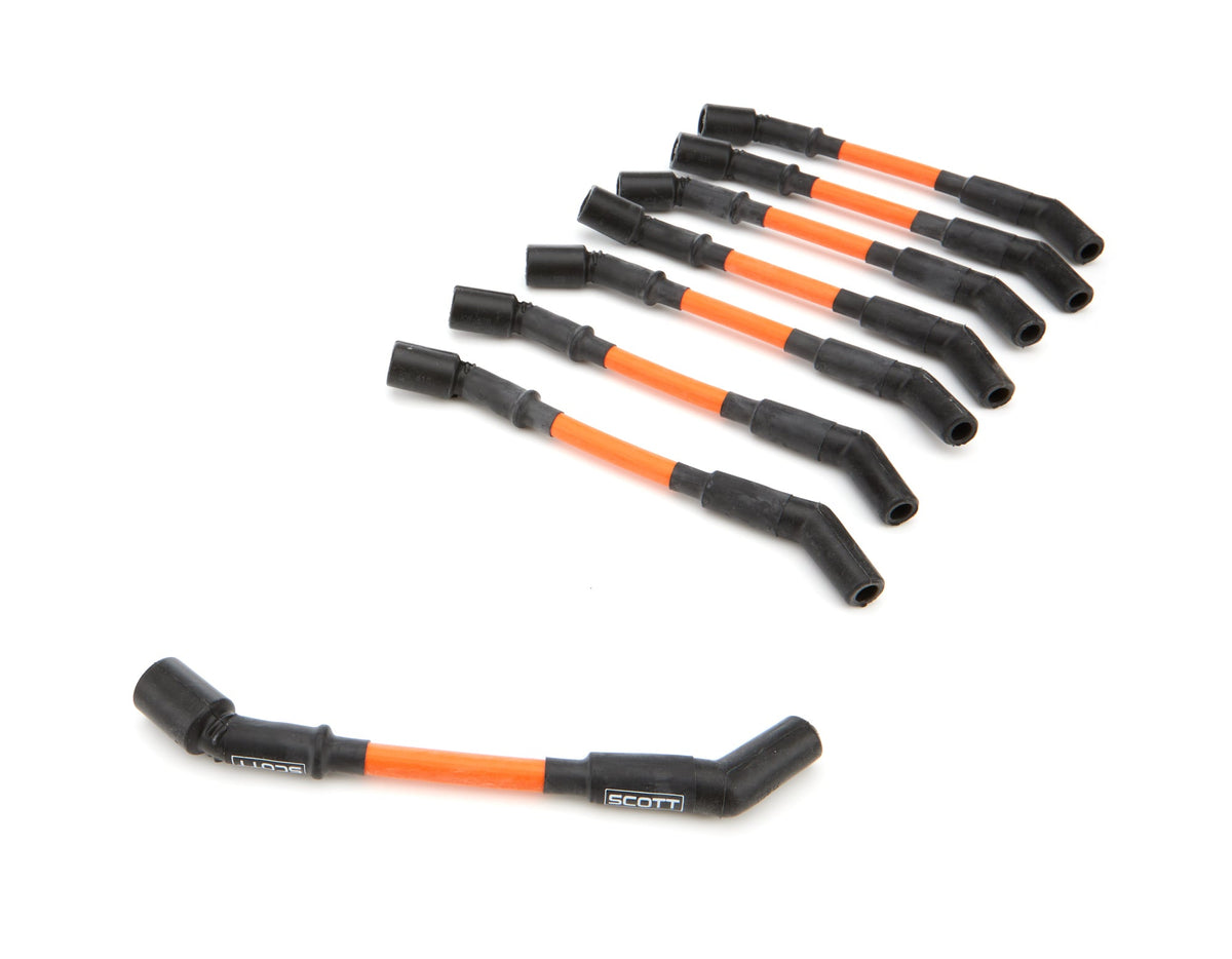 GM LS Spark Plug Wire Set 45-Degree - Orange - CHLSS5