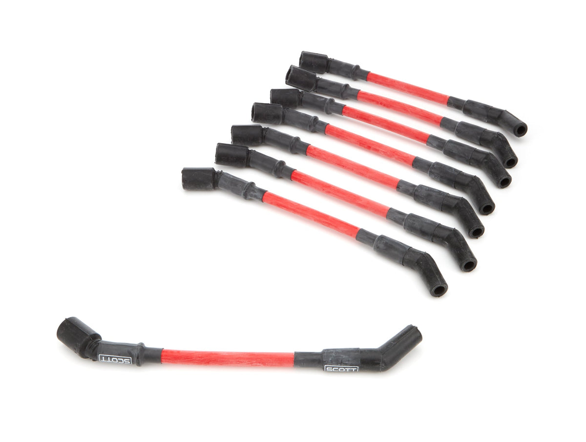 GM LS Truck Spark Plug Wire Set 45-Deg - Red - CHLST2