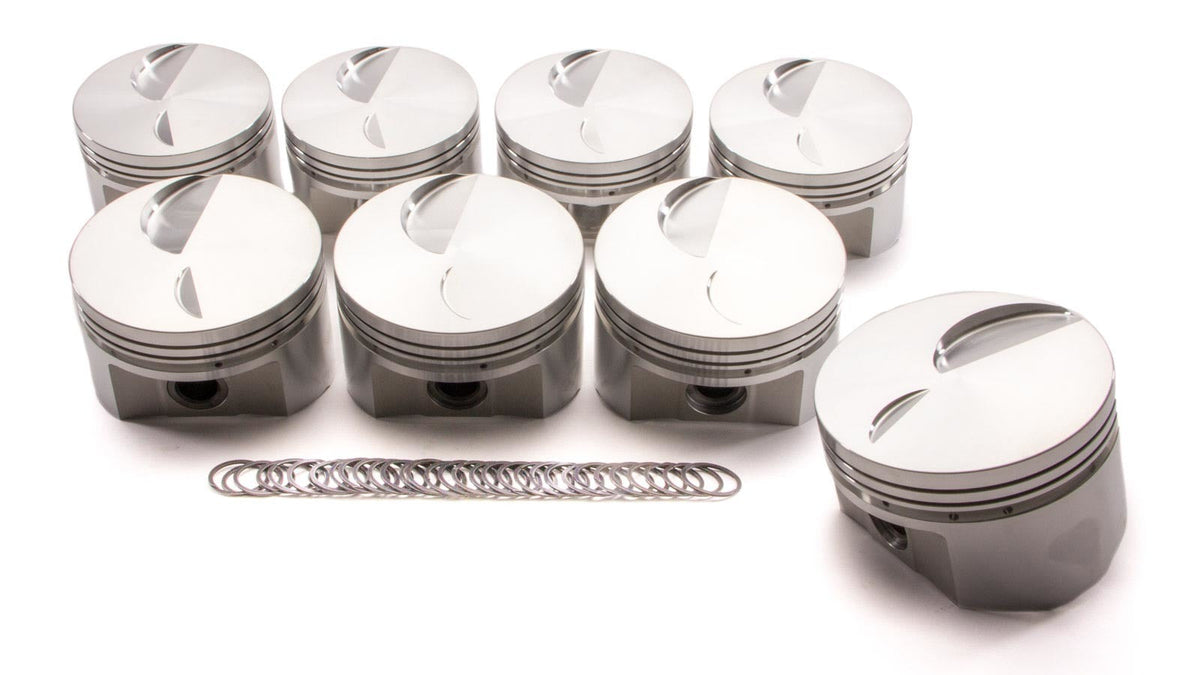 BBF Flat Top Piston Set 4.390 Bore -3cc - 150723