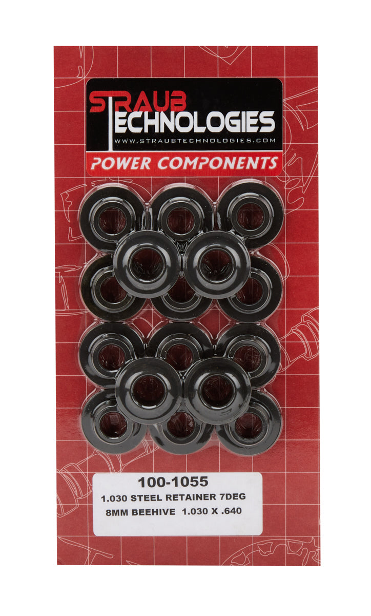 Valve Spring Retainers 1.055 8mm 7-Deg 16pk - 1001055