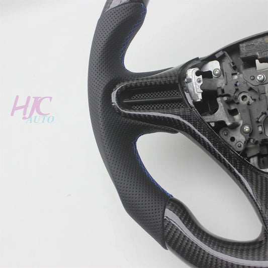 Rapid Vehicles For Honda Civic 2006-2011 8TH GEN 8 Real Carbon Fiber Leather Steering Wheel - View 2