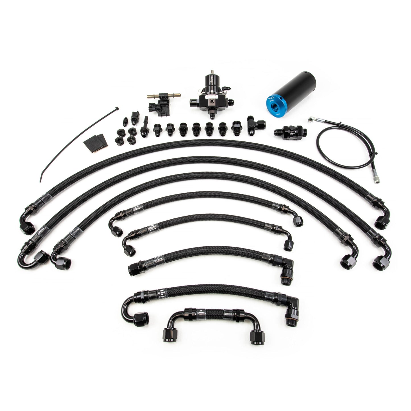 T1 R8/Huracan Complete Engine Bay Fuel System for Boost Logic Intake Manifold – 20 Port Injector Fuel Rail Kit | T1 01.01.11