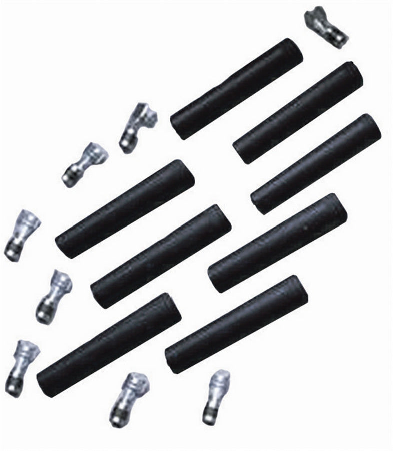 Straight Spark Plug Boot & Terminal Kit - Black - 46003