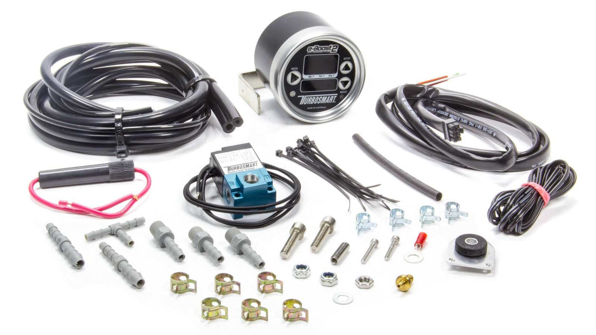 eB2 Elec Boost Control Gauge 60psi Black/Silver - TS03011013