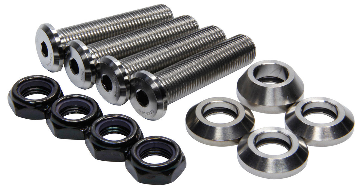Button Head Tie Rod And Drag Link Kit Titanium - TIP1164