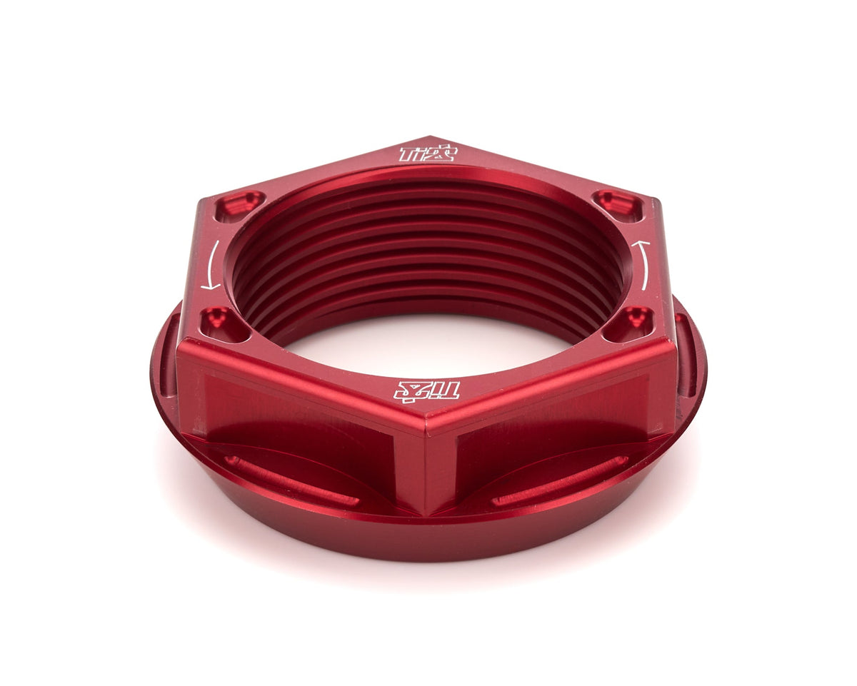 Axle Nut LH Lightweight Aluminum Red - TIP2878