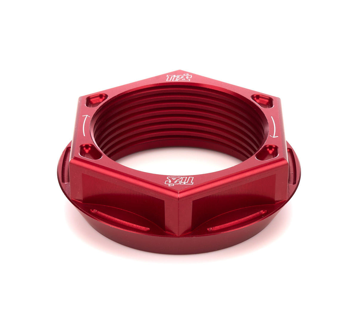 Axle Nut RH Lightweight Aluminum Red - TIP2879
