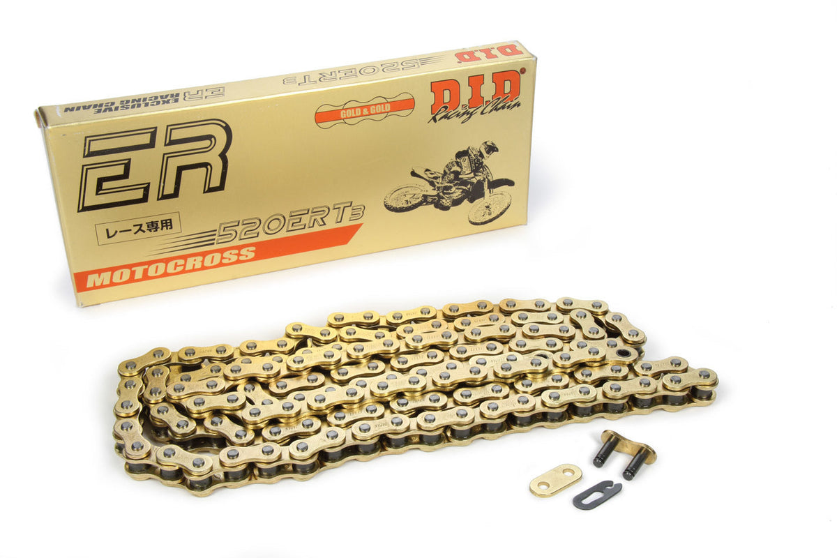 600 Mini Sprint Chain 520ERT2 Gold 130 Length - TIP3870