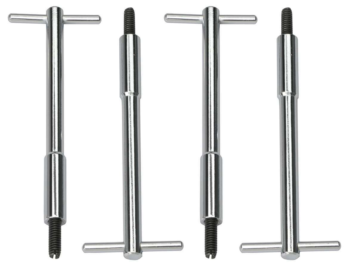 Chrome T-Bar Wing Nuts - 4936
