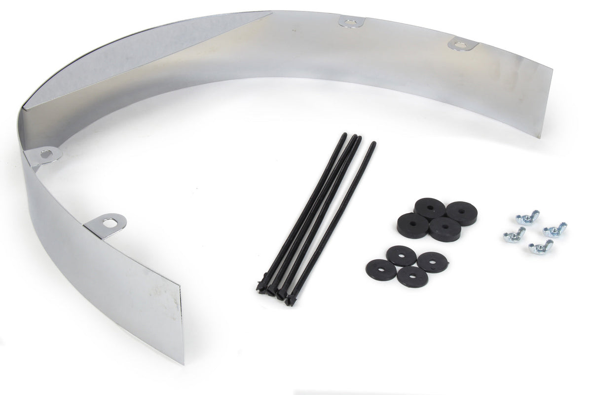 Fan Shroud 3IN Wide Chrome - 9453