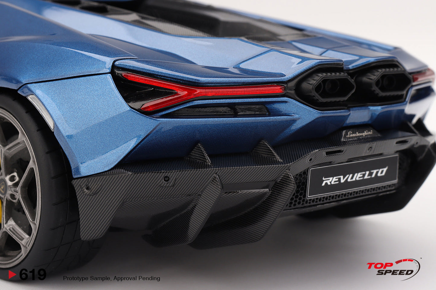 Topspeed Lamborghini Revuelto Blu Eleos (Blue Compassion) 1:18