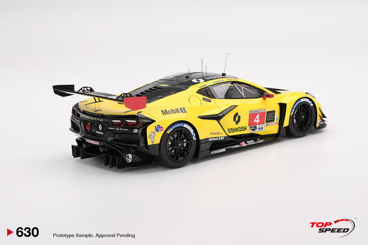STM Diecast Topspeed Chevrolet Corvette C8 Z06 GT3.R #4 Corvette Racing by Pratt Miller...