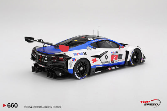 STM Diecast Topspeed Chevrolet Corvette C8 Z06 GT3.R #3 Corvette Racing by Pratt Miller...