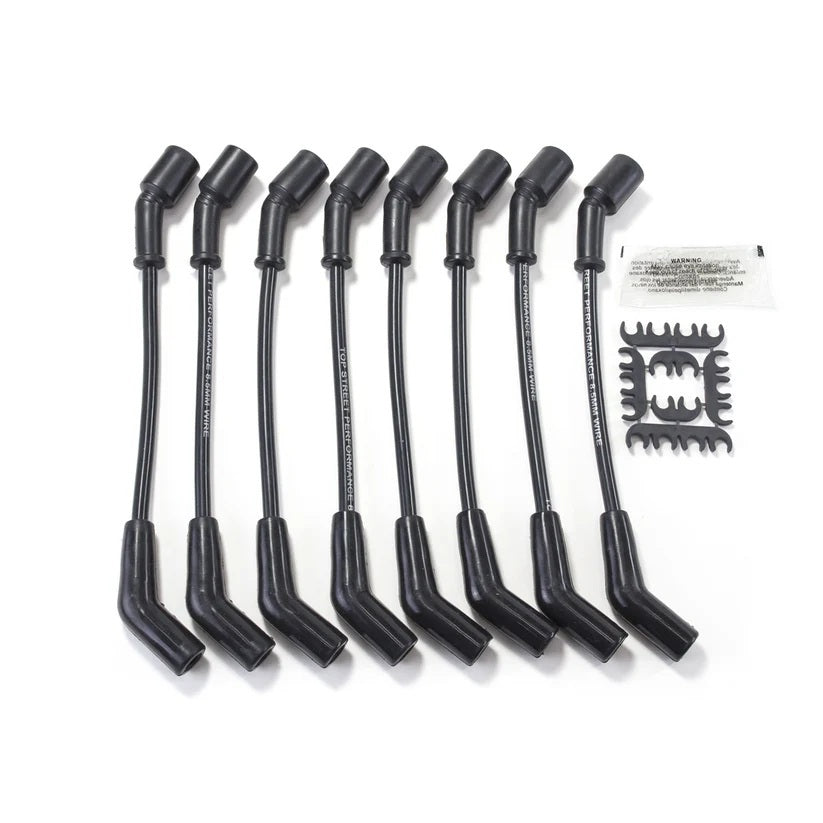 8.5mm Black Wire Set 135 Degree Boots - 81028