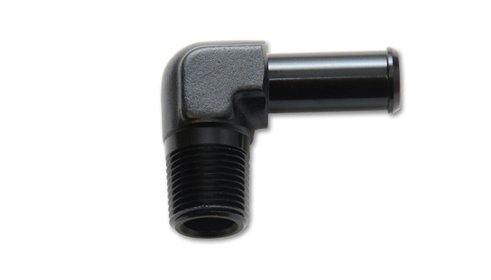 3/8in NPT to 3/8in Barb Adapter 90 Degree - 11235