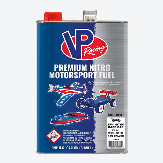 VP Racing RC 25% Nitro Fuel for RC Cars - 9% Oil Hobby Fuel