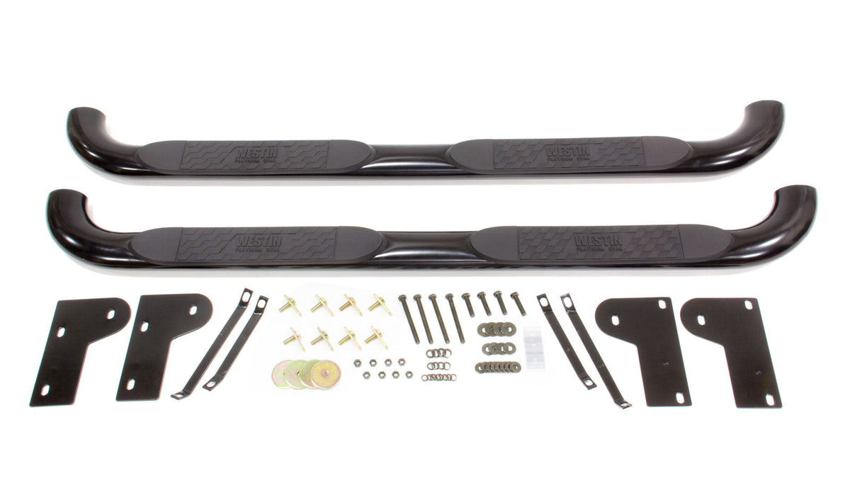 02-07 Dodge Ram Quad Cab Oval Step Bar Black - 212315