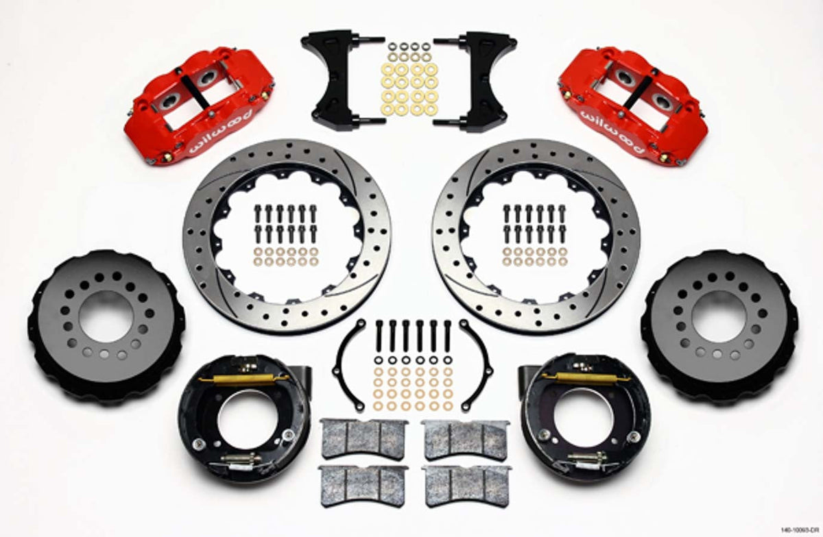 Red Drilled Rotor - 14010093DR