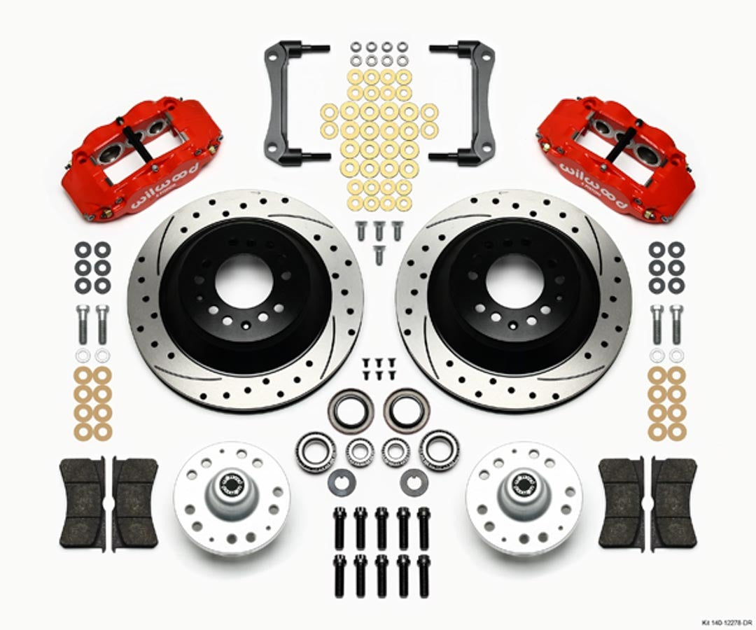 Brake Kit with/Red Calipers - 14012278DR