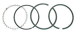 GF Style Single Piston Ring Set - 4.030 - 4032GFX