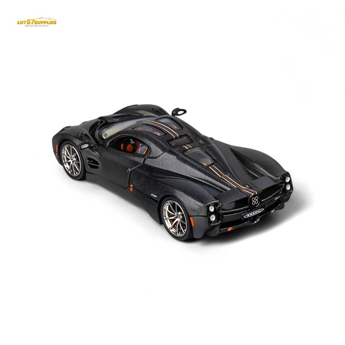 CM Model Pagani Utopia Fullcarbon Red Stripe 1:64