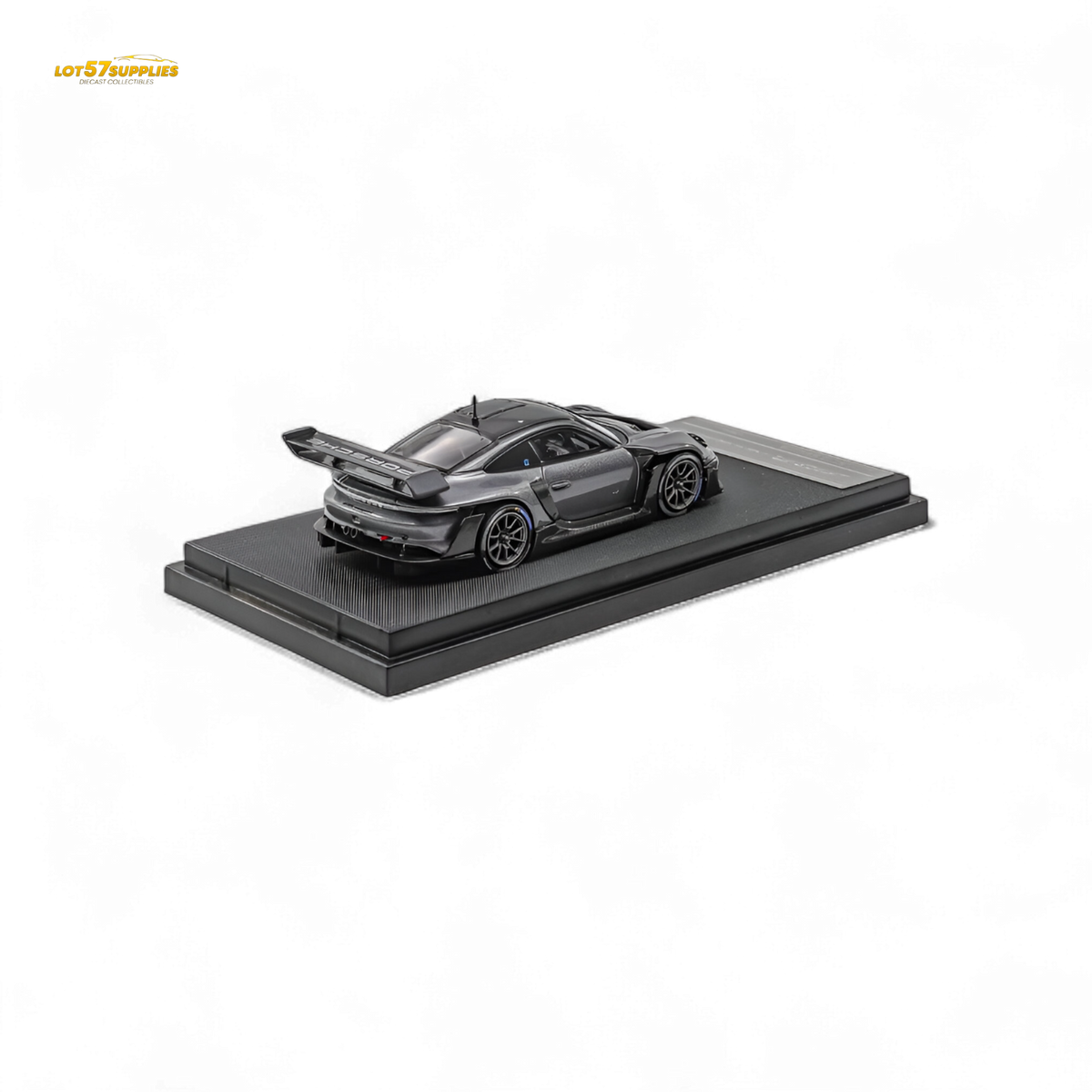 HKM Porsche 911 GT3 R Rennsport Grey 1:64