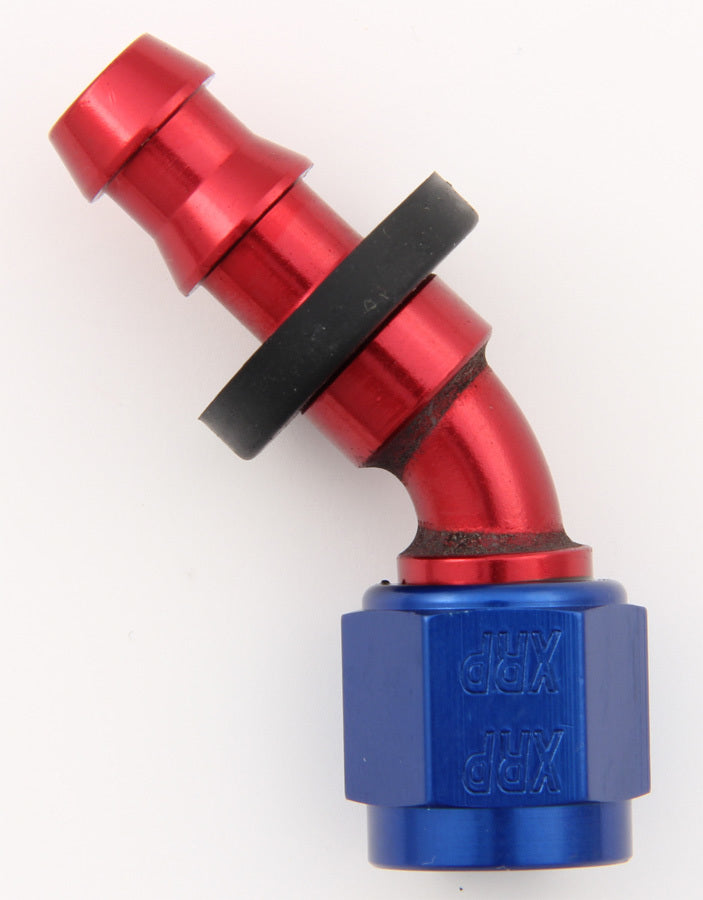 #8 45 Deg Push-On Hose End - 234508