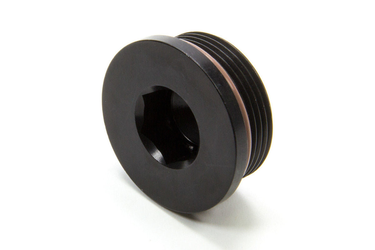 -20 ORB Internal Hex Port Plug Alum. - Black - IHP020