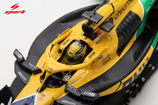 STM Diecast Spark-Model Mclaren F1 Team MCL38 Oscar Piastri 2nd Monaco GP 2024 1:18 - View 2