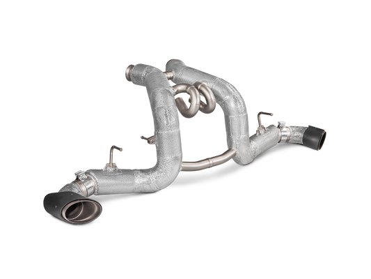 FR SPORT Akrapovic 16-17 McLaren 540C 570S Slip-On Line (Titanium) w/ Carbon Tips S-MC/TI/3 - View 2