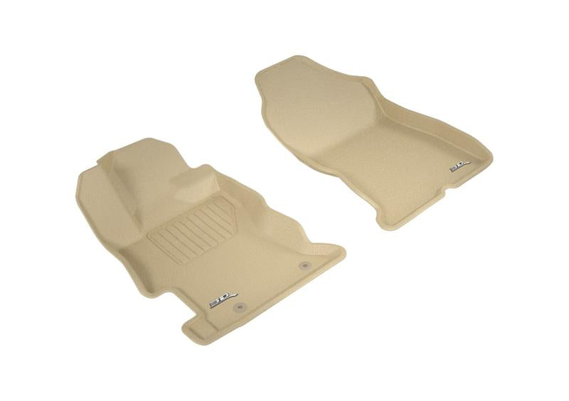 3D MAXpider 2017-2019 Subaru Impreza/Crosstrek Kagu 1st Row Floormat - Tan L1SB02211502