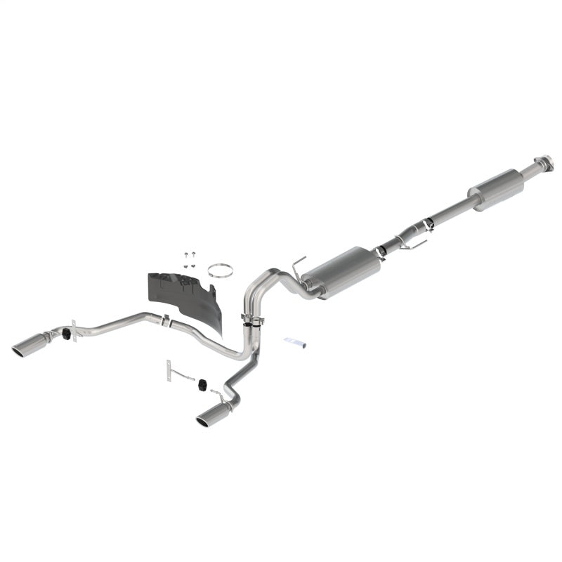 Ford Racing 21-24 F-150 Touring Rear Exit Exhaust - Chrome Tips M-5200-FTCR