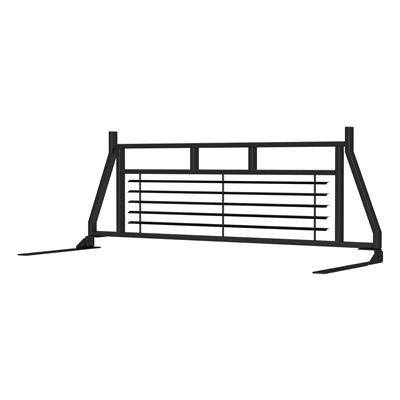 ARIES Automotive Headache Rack, Carbon Steel, Black Powdercoated, Semi-Gloss, 3.00 in. Height - 111000