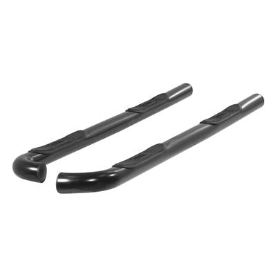 ARIES Automotive Step Bars, Round Side, 3 inch, Steel, Black Powdercoated, Toyota, Pair - 202004