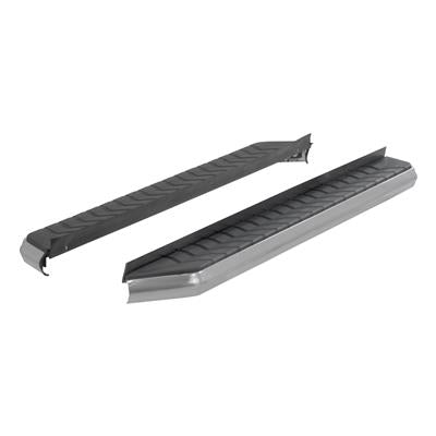 ARIES Automotive Running Boards, Aluminum/Stainless Steel, Polished, Full Length, 67.00 in. Length - 2051867