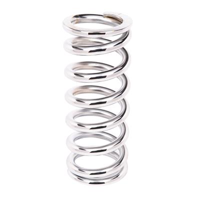 Aldan American Coilover Springs, 500 lbs./in. Rate, 2.50 in. I.D., 9.00 in. Length, Chrome, Each - 9500CH