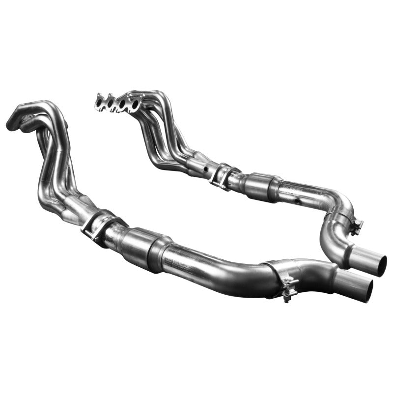 AAUSA Kooks 15-26 Mustang GT/DH 5.0L 4V 1-7/8 x3 SS Headers w/Ultra Green Catted Conn Pipe/w OEM Adapters