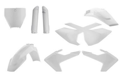 Acerbis Powersports Plastic Kits, Acerbis Full Plastic Kits, Plastic, White, Husqvarna, Sold as a - 2462600002
