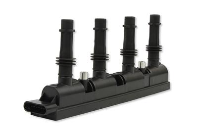 Accel Ignition Coils, Super Coils, Coil Pack Style, Female/Socket, Epoxy, Rectangular, Black - 140087K