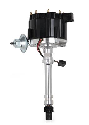 Accel Distributor, Chevrolet V8 HEI with/Black Cap & Vac Adv - 59107K