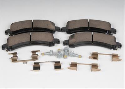 ACDelco Brake Pads, OE Replacement, Hardware Included, Chevy, GMC, Rear, Set - 1710869