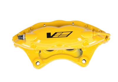 ACDelco Brake Calipers, GM Genuine Parts, Stock Series, Aluminum, Yellow, V-Series Logo, 4-piston - 1722524