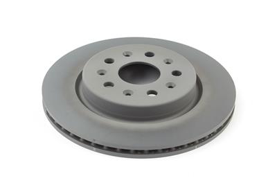 ACDelco Brake Rotors, GM Genuine Parts, Solid Surface, Iron, Black E-Coat, 12.40 in. O.D., Rear - 1771209