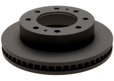 ACDelco Disc Brake Rotor, Front, Vented, Solid, Smooth Surface, Cast Iron, Natural, Chevrolet, GMC - 177878
