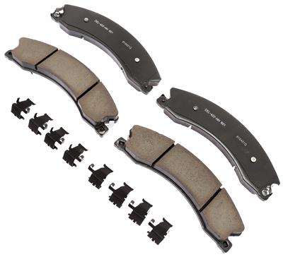 ACDelco Brake Pads, Gold Ceramic, for Nissan, Chevrolet, GMC, Set - 17D1411CHF1
